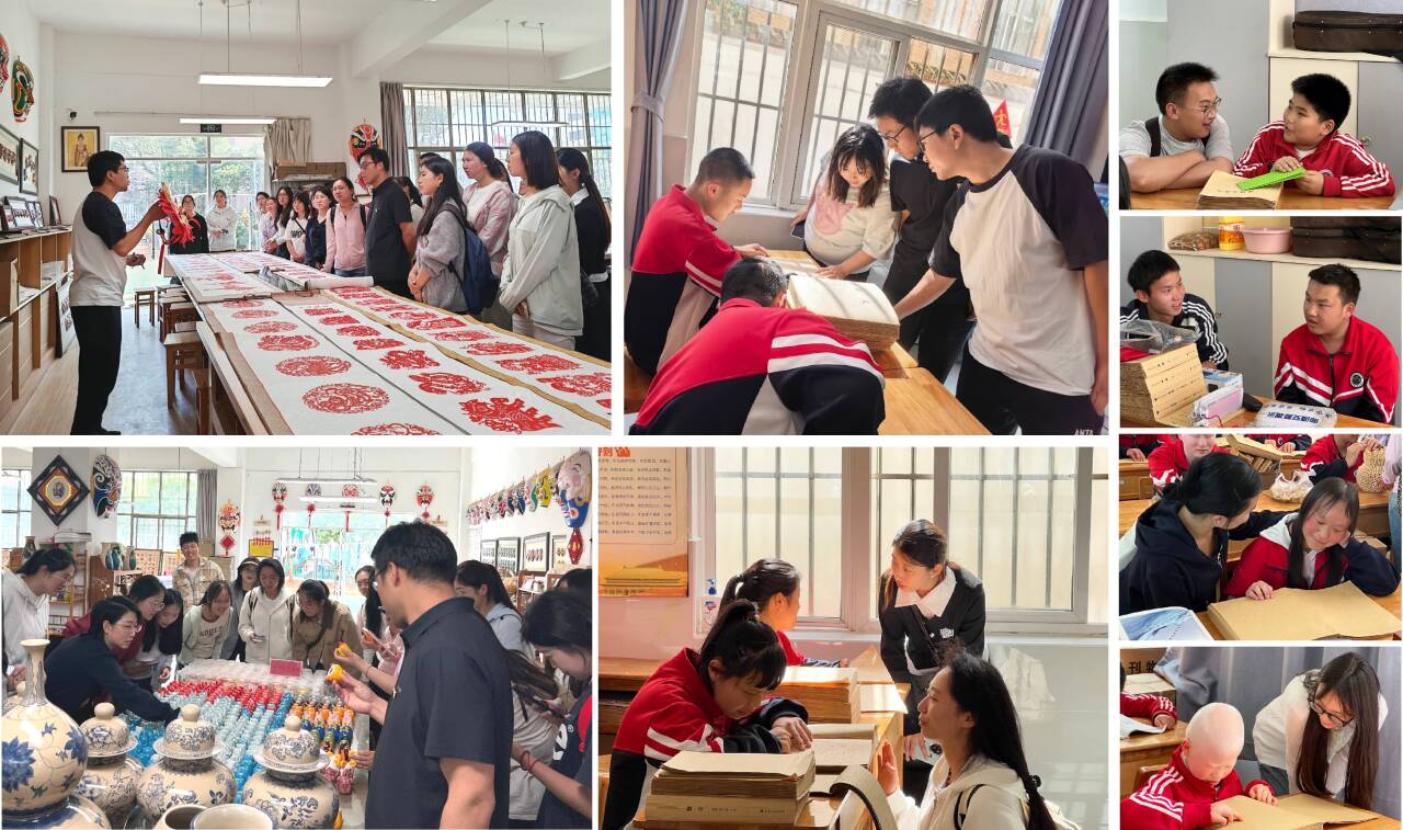 地理与旅游学院党员发展对象走进曲靖市特殊教育学校 开展实践活动